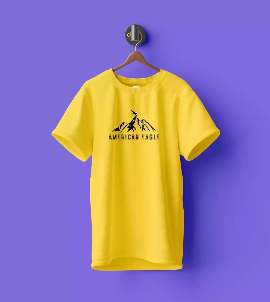 T-Shirt for Men Cotton Printed Graphic T-Shirt - Crewneck