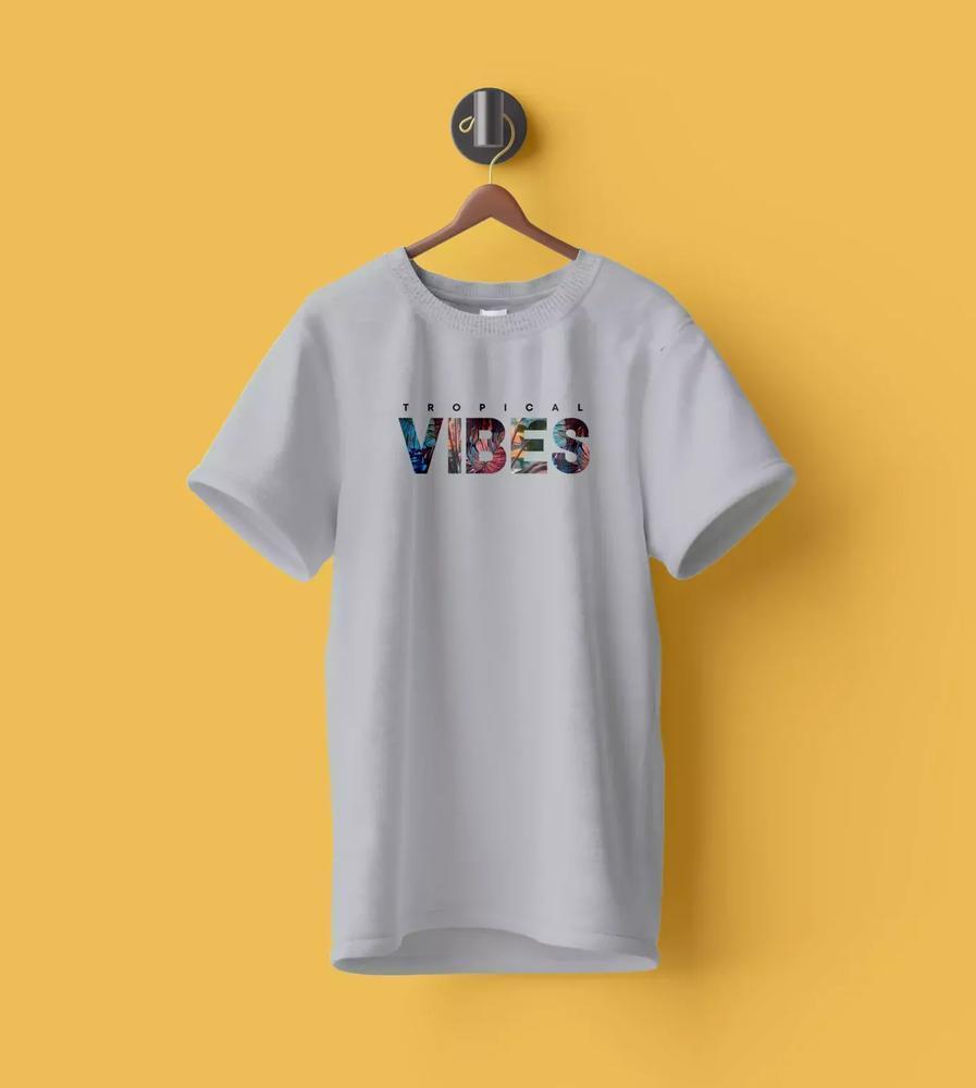 T-Shirt for Men Cotton Printed Graphic T-Shirt - Crewneck