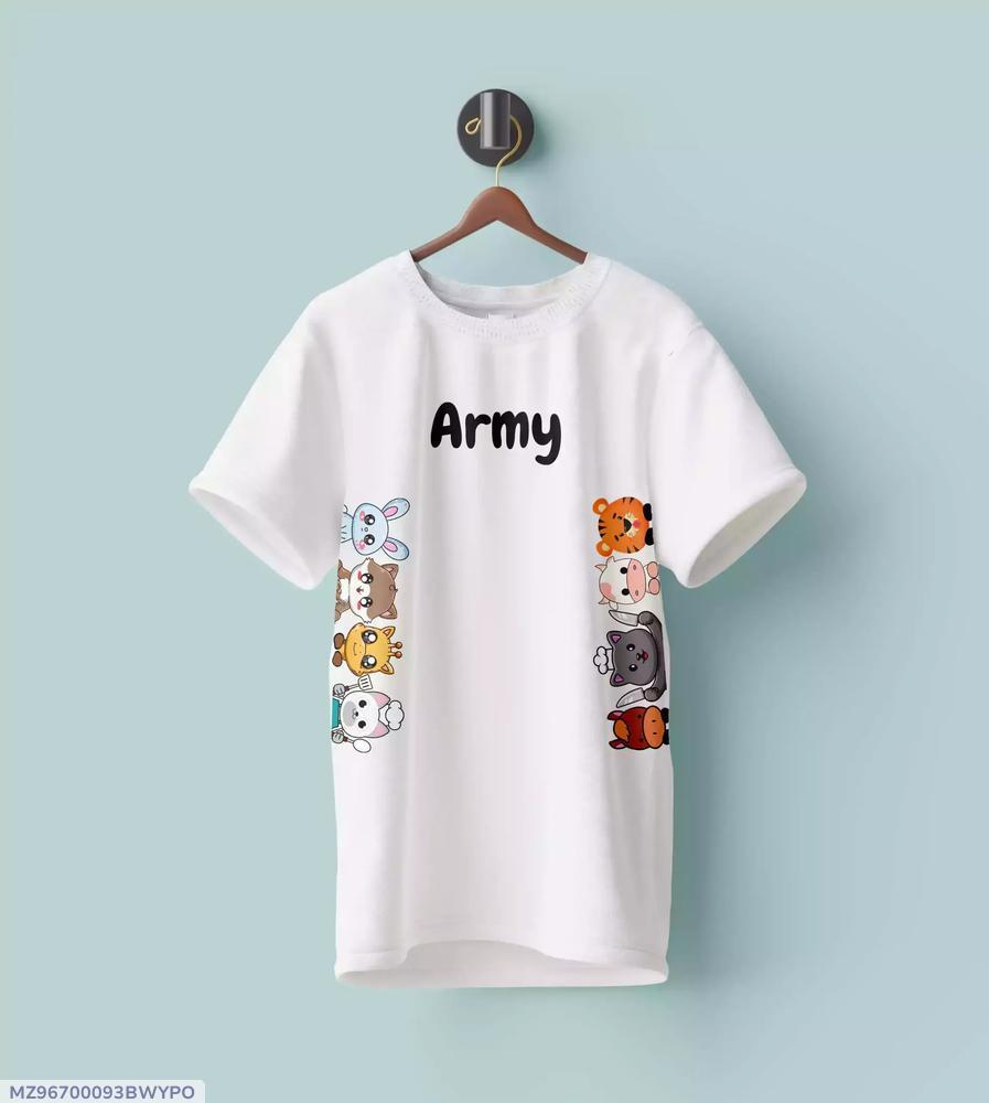 T-Shirt for Men Cotton Printed Graphic T-Shirt - Crewneck
