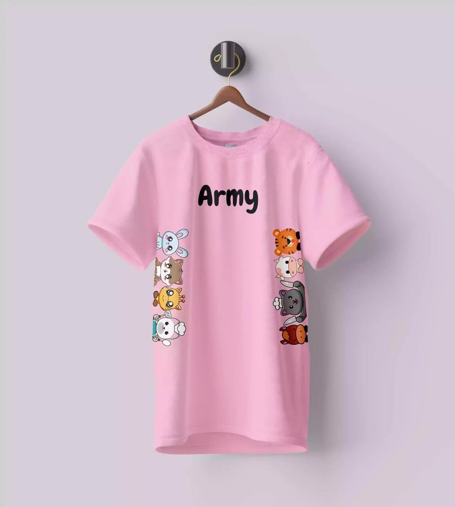 T-Shirt for Men Cotton Printed Graphic T-Shirt - Crewneck